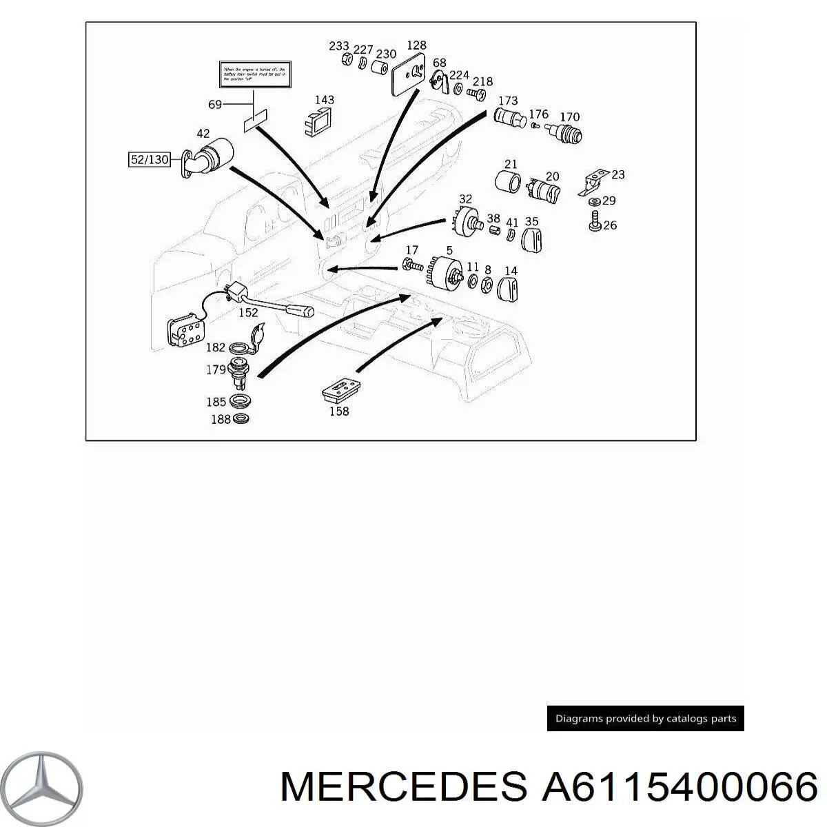 A6115400066 Mercedes