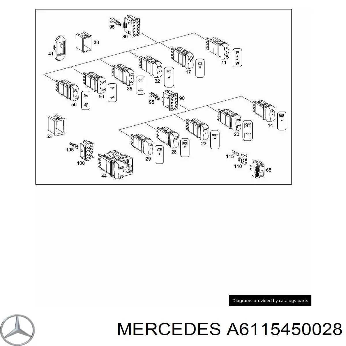 6115450028 Mercedes