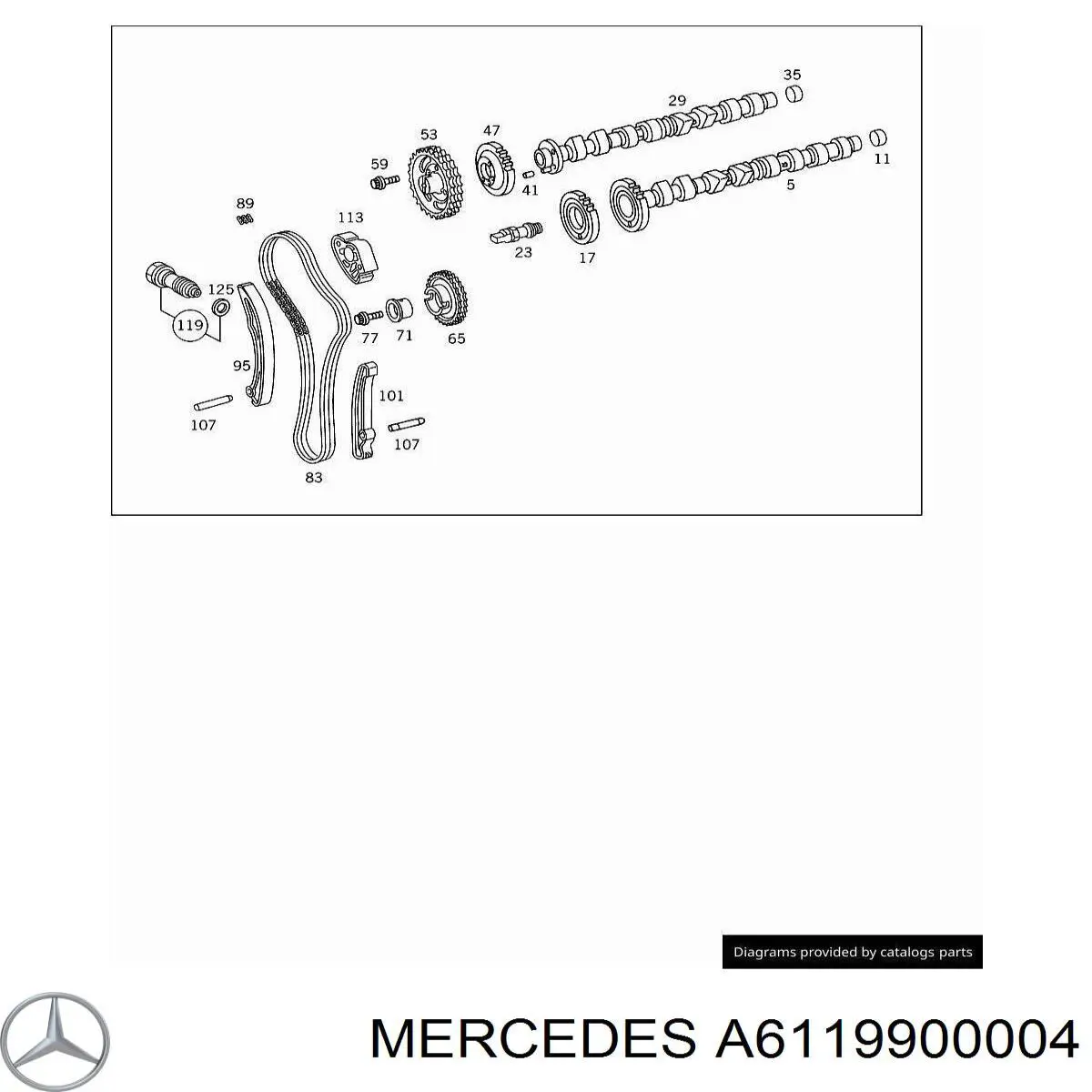 Perno de fijación del brazo inferior delantero Mercedes A6119900004 precio, desde 2,00 EUR