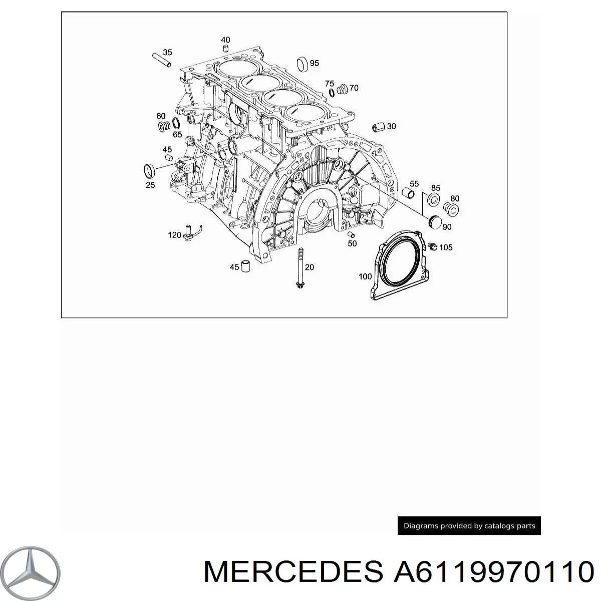  Mercedes A6119970110 precio, desde 5,17 EUR