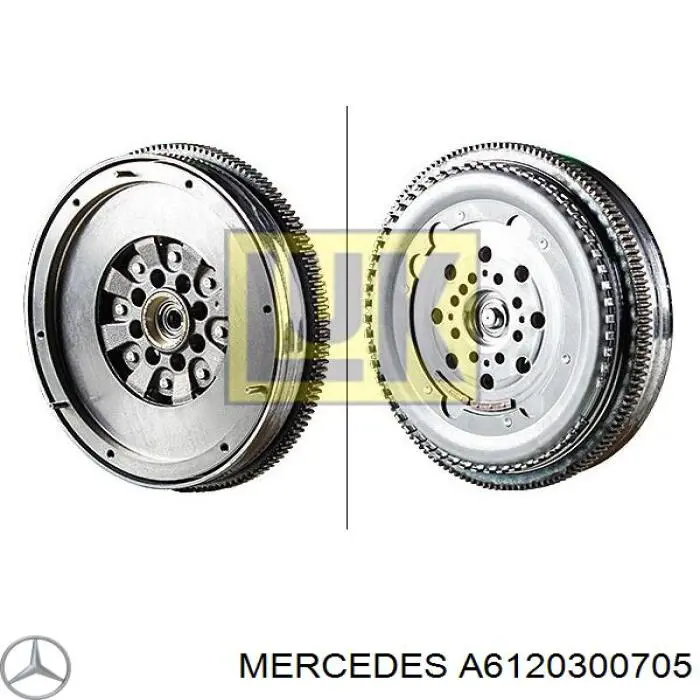 A6120300705 Mercedes Volante de motor
