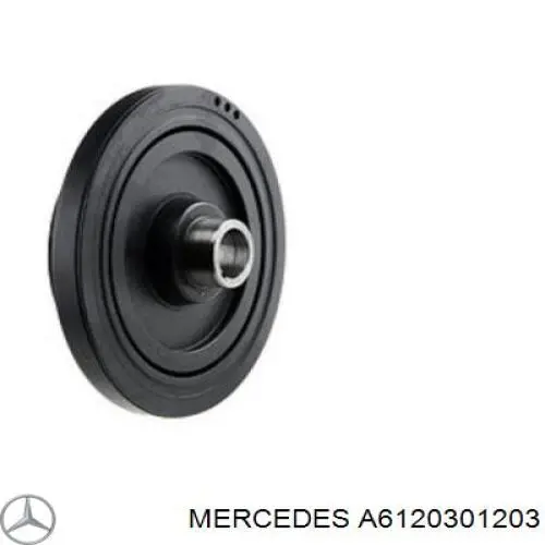 A6120301203 Mercedes polea de cigüeñal