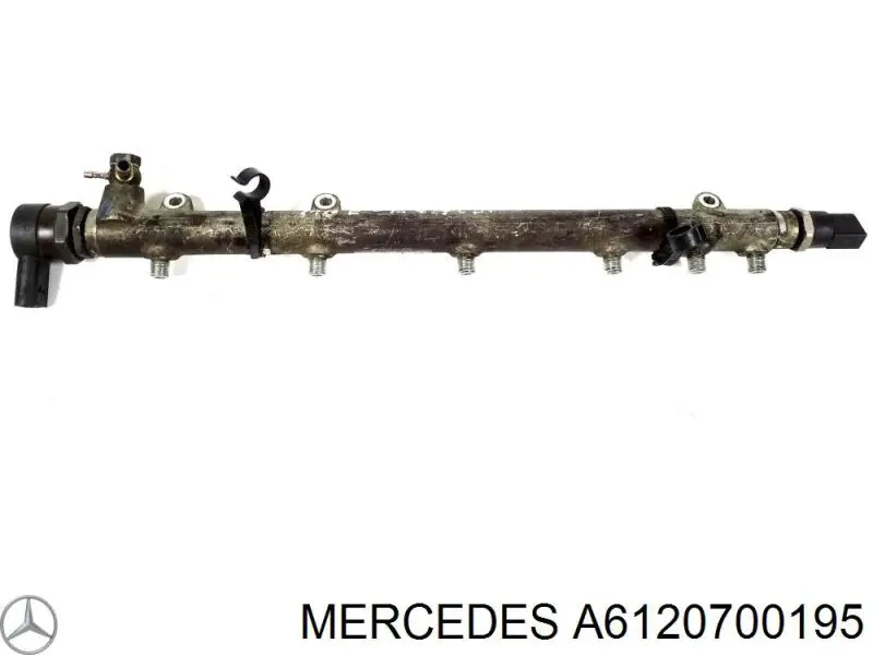 A612070019564 Mercedes rampa de inyectores