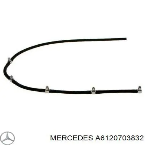 A6120703832 Mercedes tubo de combustible atras de las boquillas