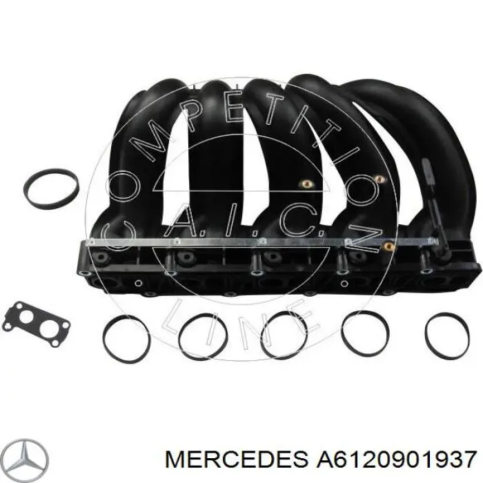 A6120901937 Mercedes colector de admisión