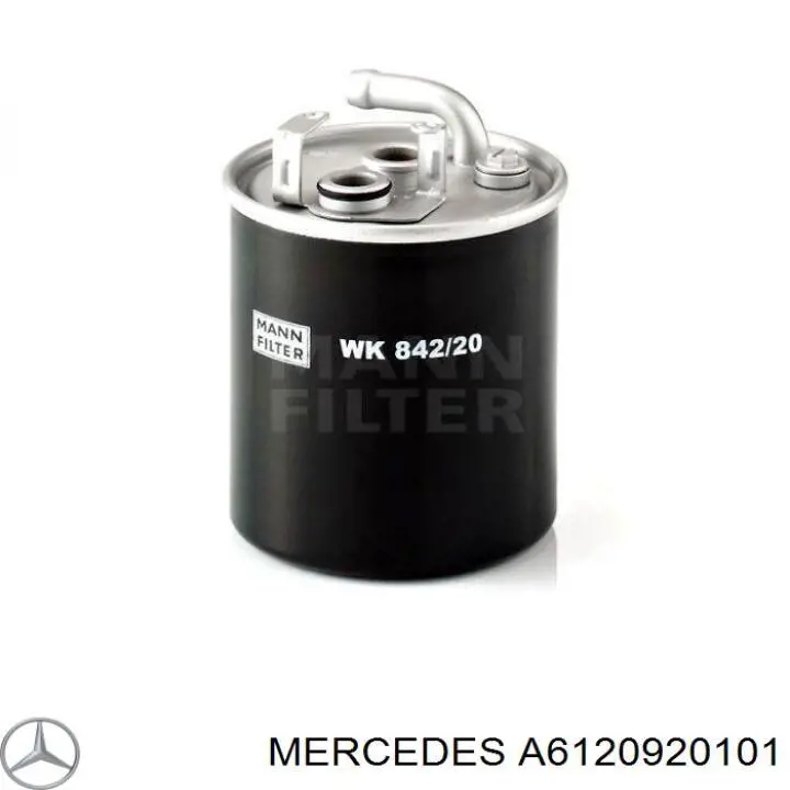 A6120920101 Mercedes filtro de combustible