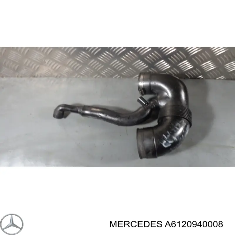 A6120940408 Mercedes tubo flexible de aspiración, salida del filtro de aire