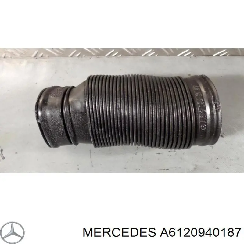 A6120940187 Mercedes tubo flexible de aspiración, entrada del filtro de aire