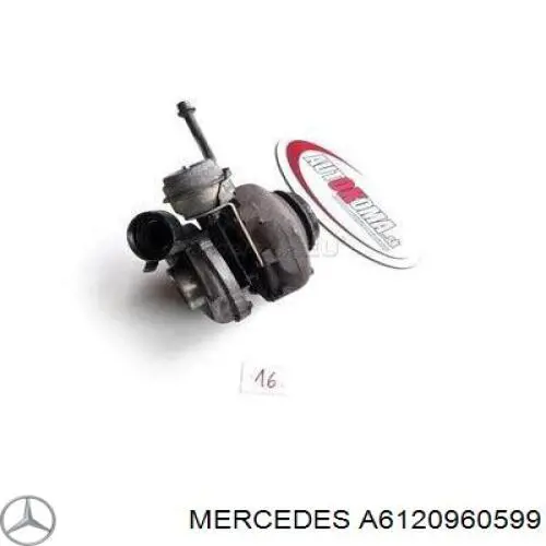 A6120960599 Mercedes turbocompresor