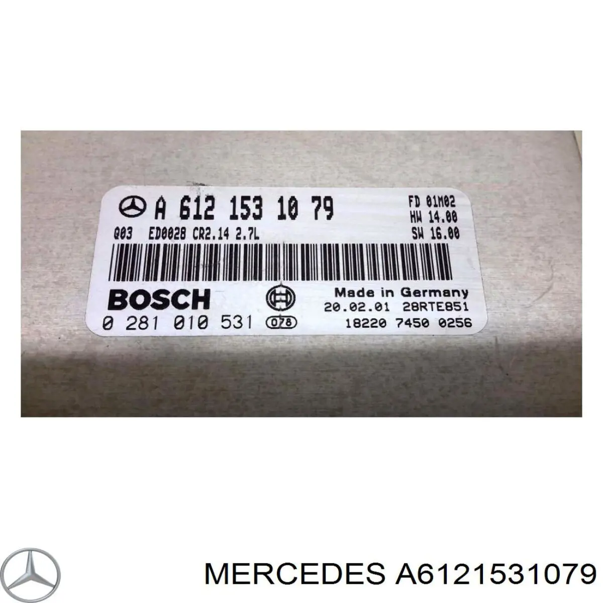 Comprar A6121531079 Mercedes ECU