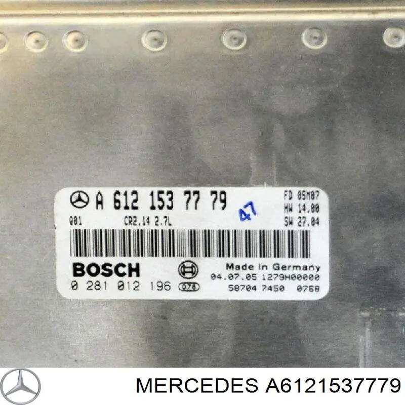 Unidad de control del motor  Mercedes 6121536879 precio, desde 185,86 EUR