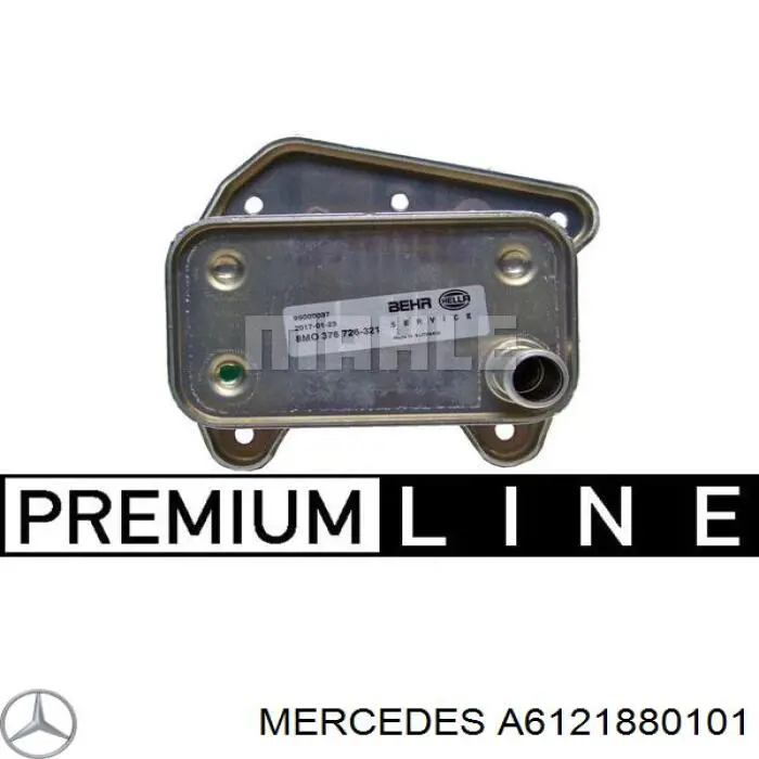 Radiador de aceite Mercedes A6121880101 precio, desde 30,97 EUR