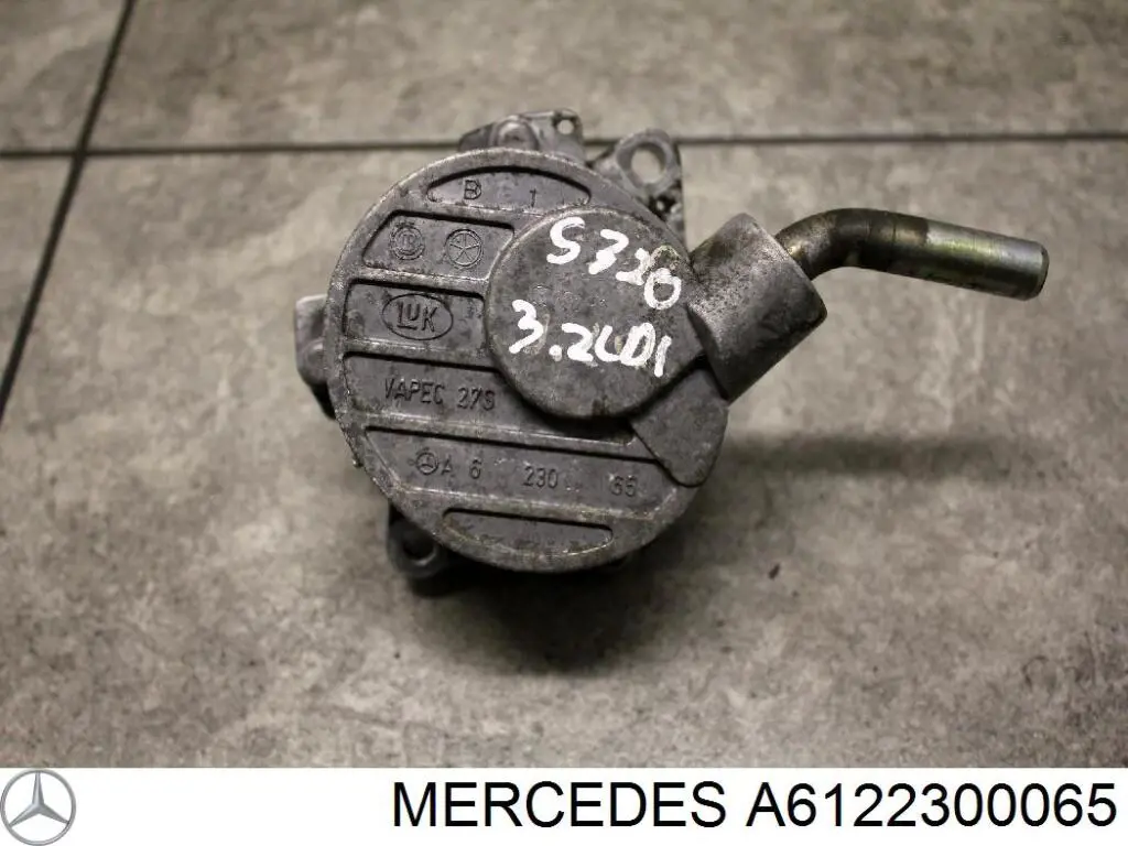Bomba de vacío del sistema de frenado Chrysler A6122300065 precio, desde 44,63 EUR