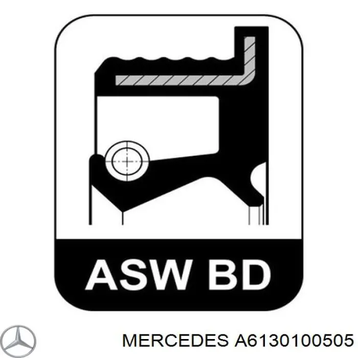 A6130100505 Mercedes Kit de juntas, motor, inferior