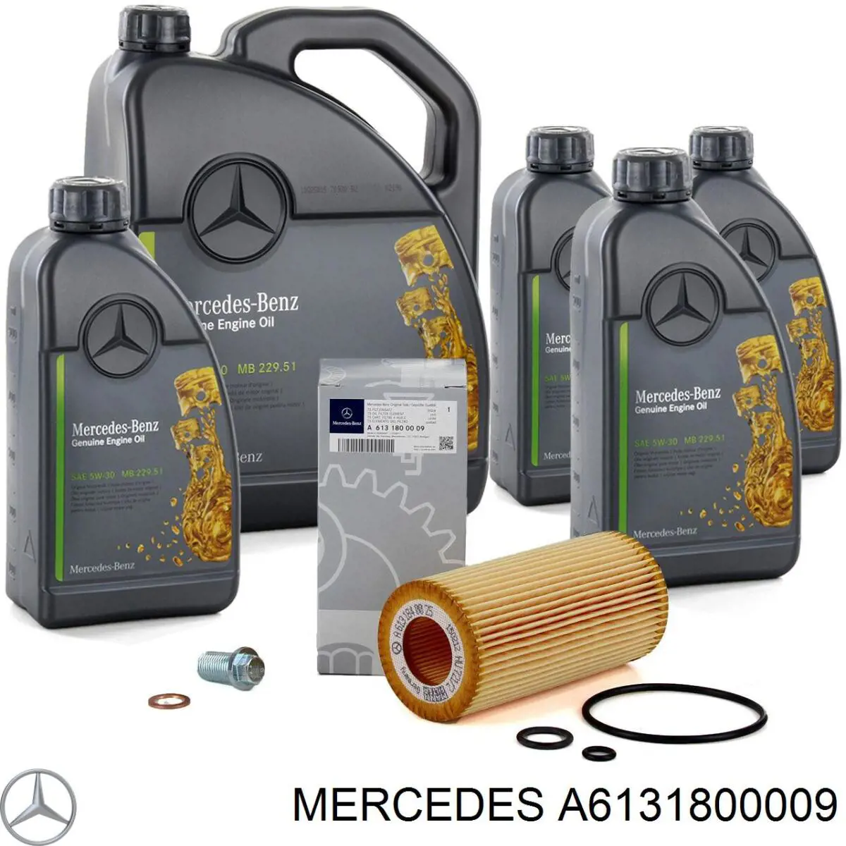 Filtro de aceite Mercedes A6131800009 precio, desde 7,43 EUR