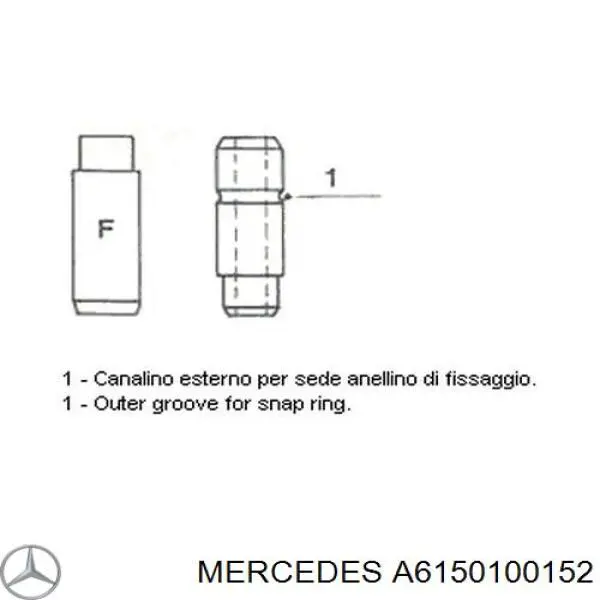Cámara de turbulencia A6150100152 Mercedes