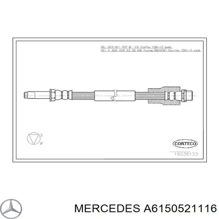  Mercedes A6150520916