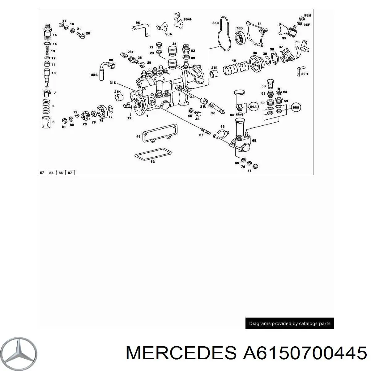 A6150700445 Mercedes