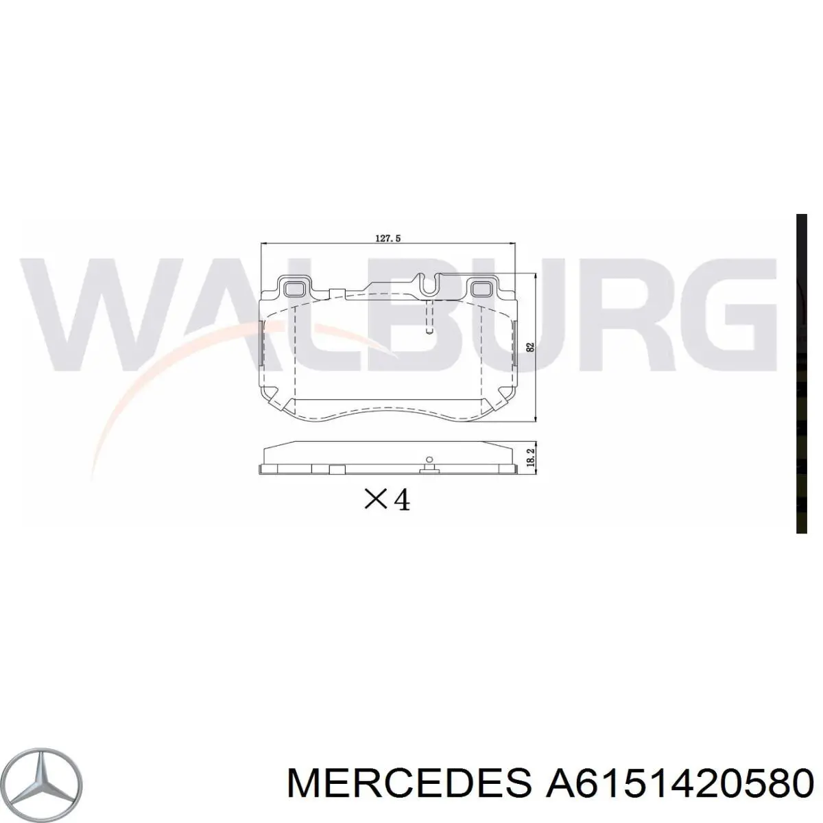 Junta combinada de admisión y escape Mercedes A6151420580 precio, desde 8,42 EUR