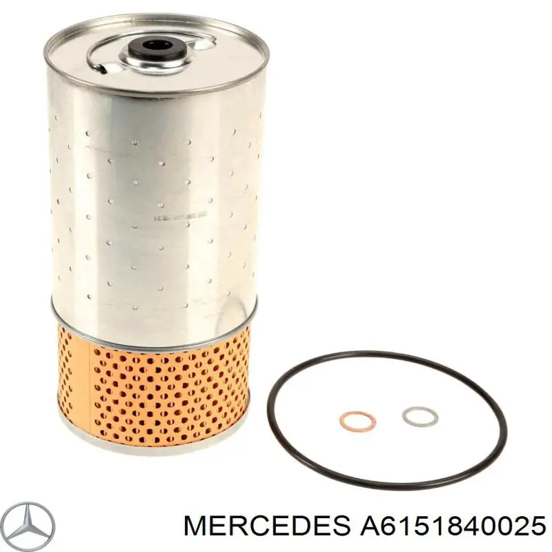 Filtro de aceite A6151840025 Mercedes