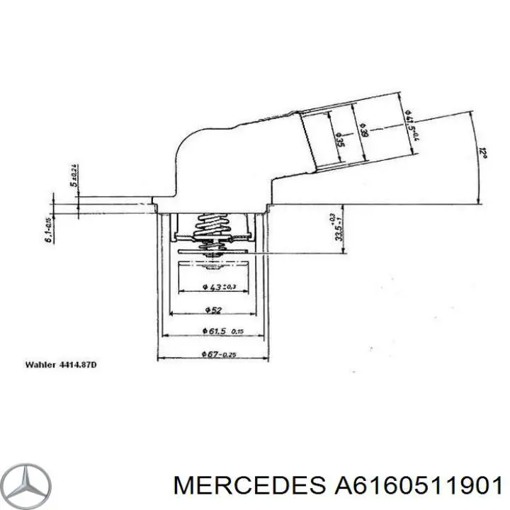 A6160511901 Mercedes Kit árbol de levas