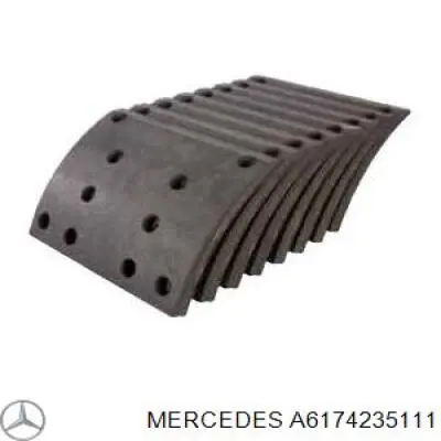 3464230610 Mercedes forron del freno trasero (camion)