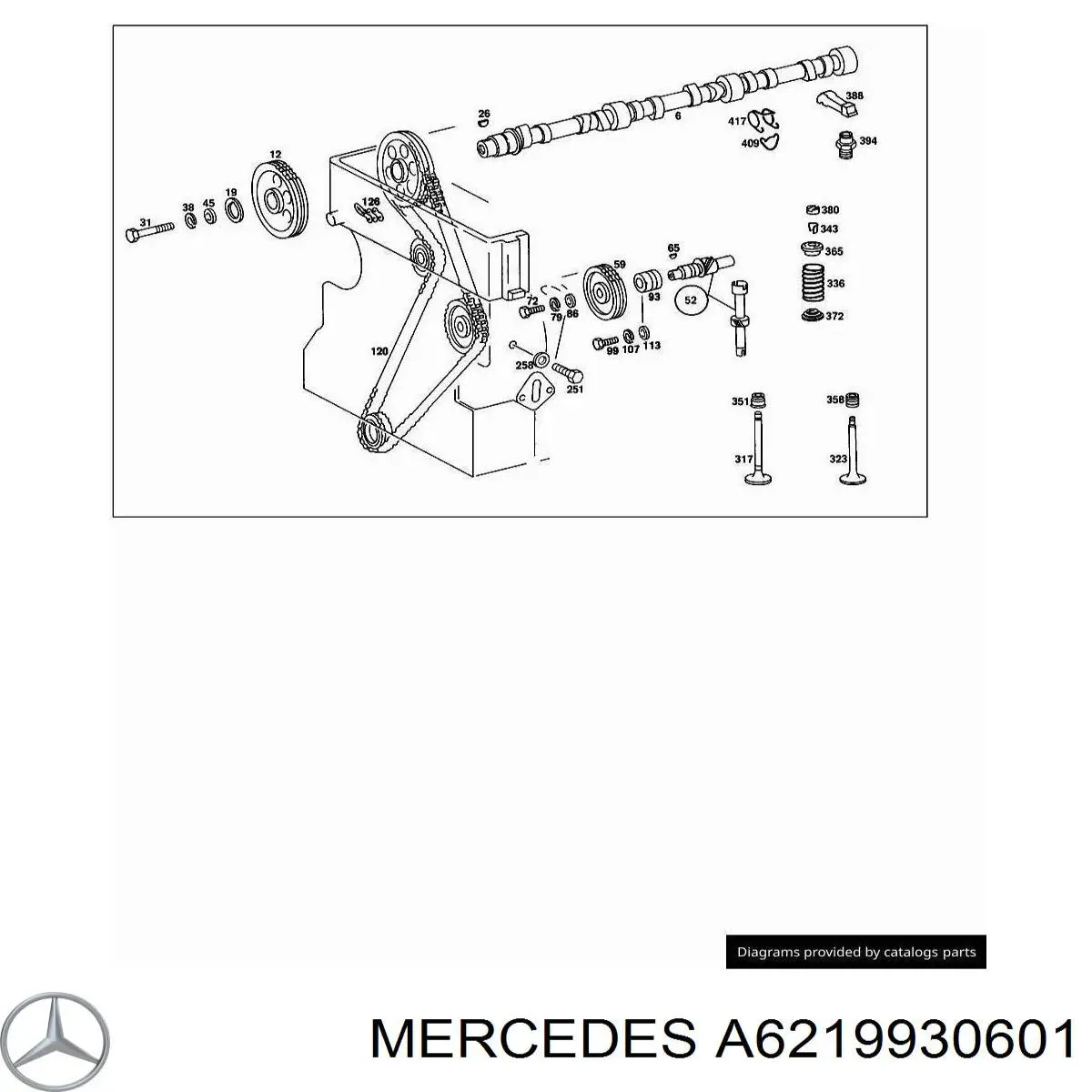  Mercedes A6219930601 precio, desde 6,66 EUR