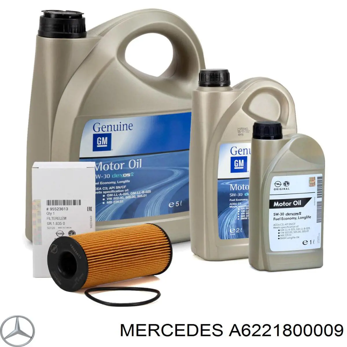 A6221800009 Mercedes Filtro aceite