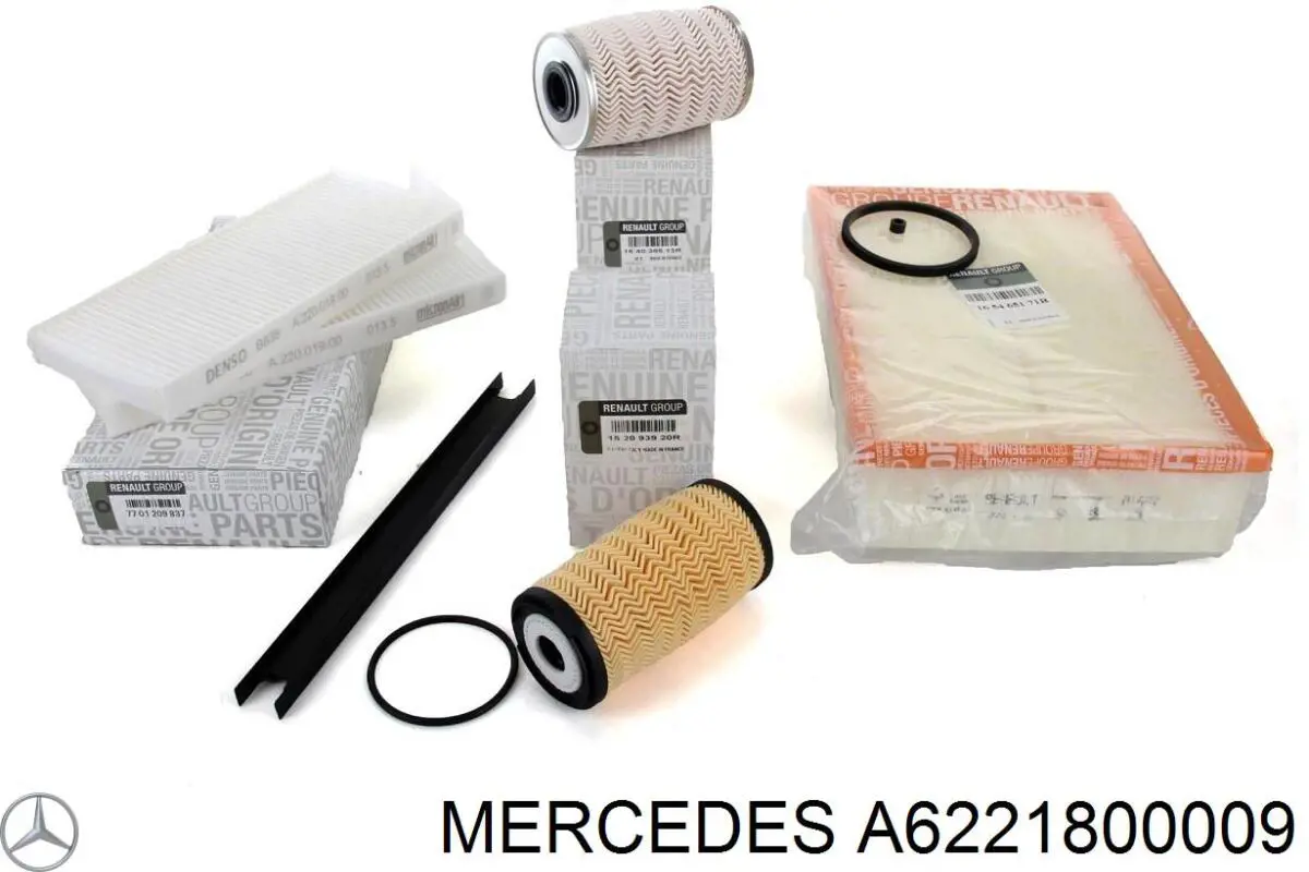 Filtro de aceite Mercedes A6221800009 precio, desde 4,93 EUR