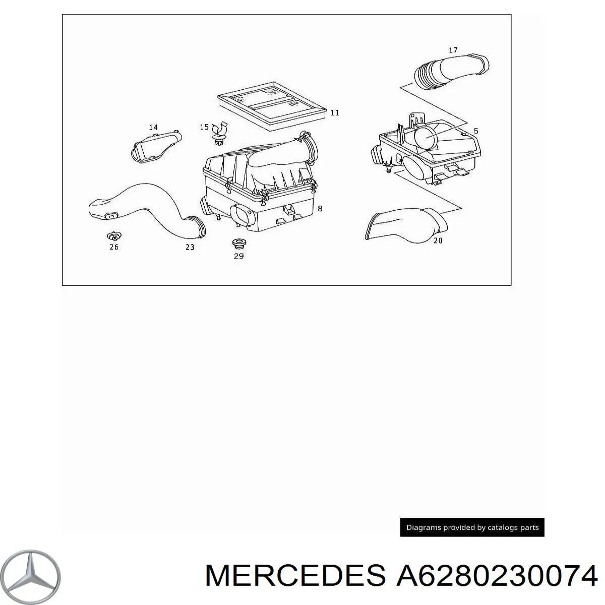 A6280230074 Mercedes 