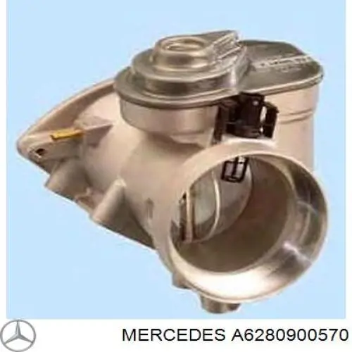 A6280900570 Mercedes cuerpo de mariposa completo