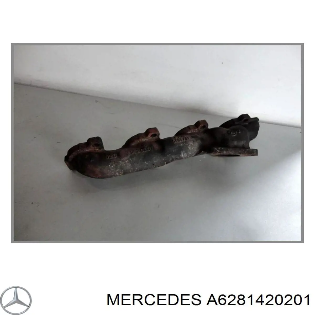 A6281420001 Mercedes Colector de escape izquierdo