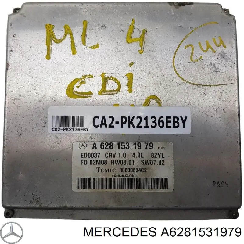 Unidad de control del motor  Mercedes A6281531979 precio, desde 233,27 EUR