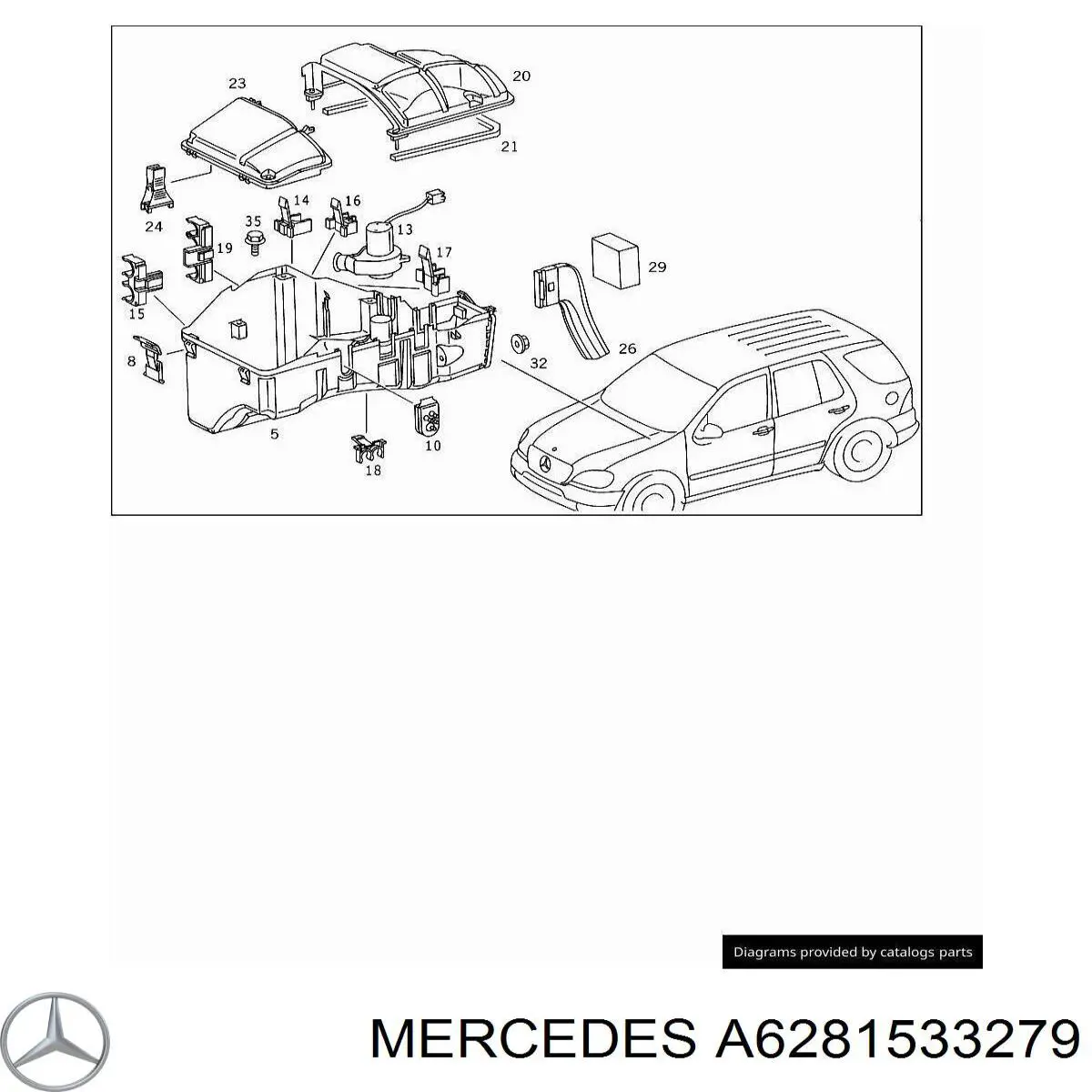 A6281533279 Mercedes