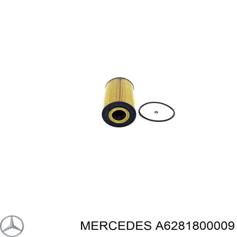 A6281800009 Mercedes filtro de aceite
