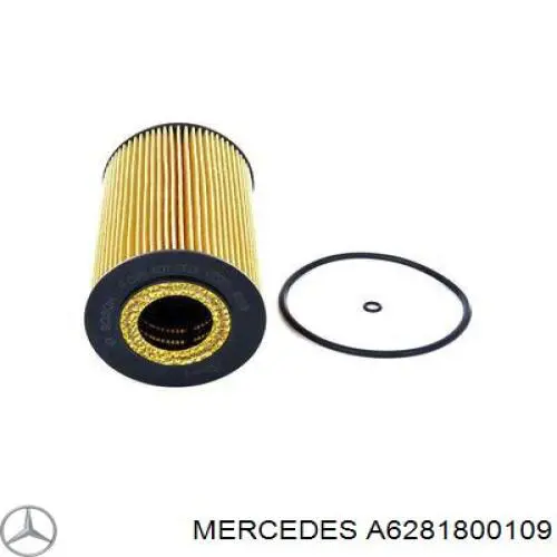 A6281800109 Mercedes filtro de aceite