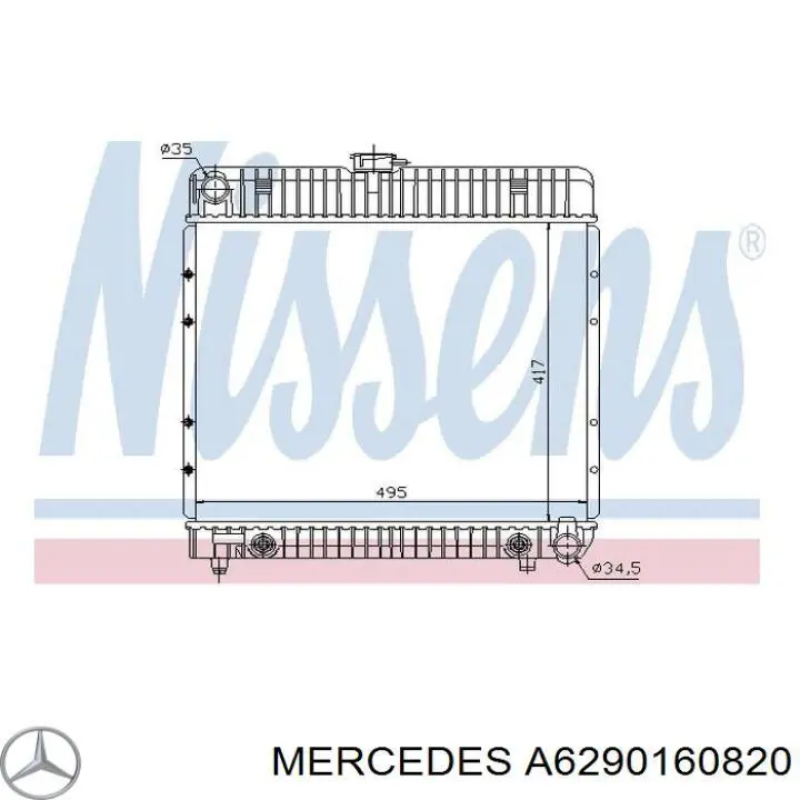 A6290160820 Mercedes Empaque de culata derecha