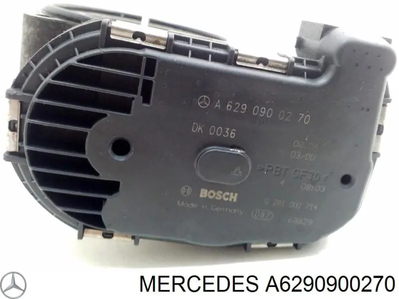 A6290900270 Mercedes cuerpo de mariposa completo