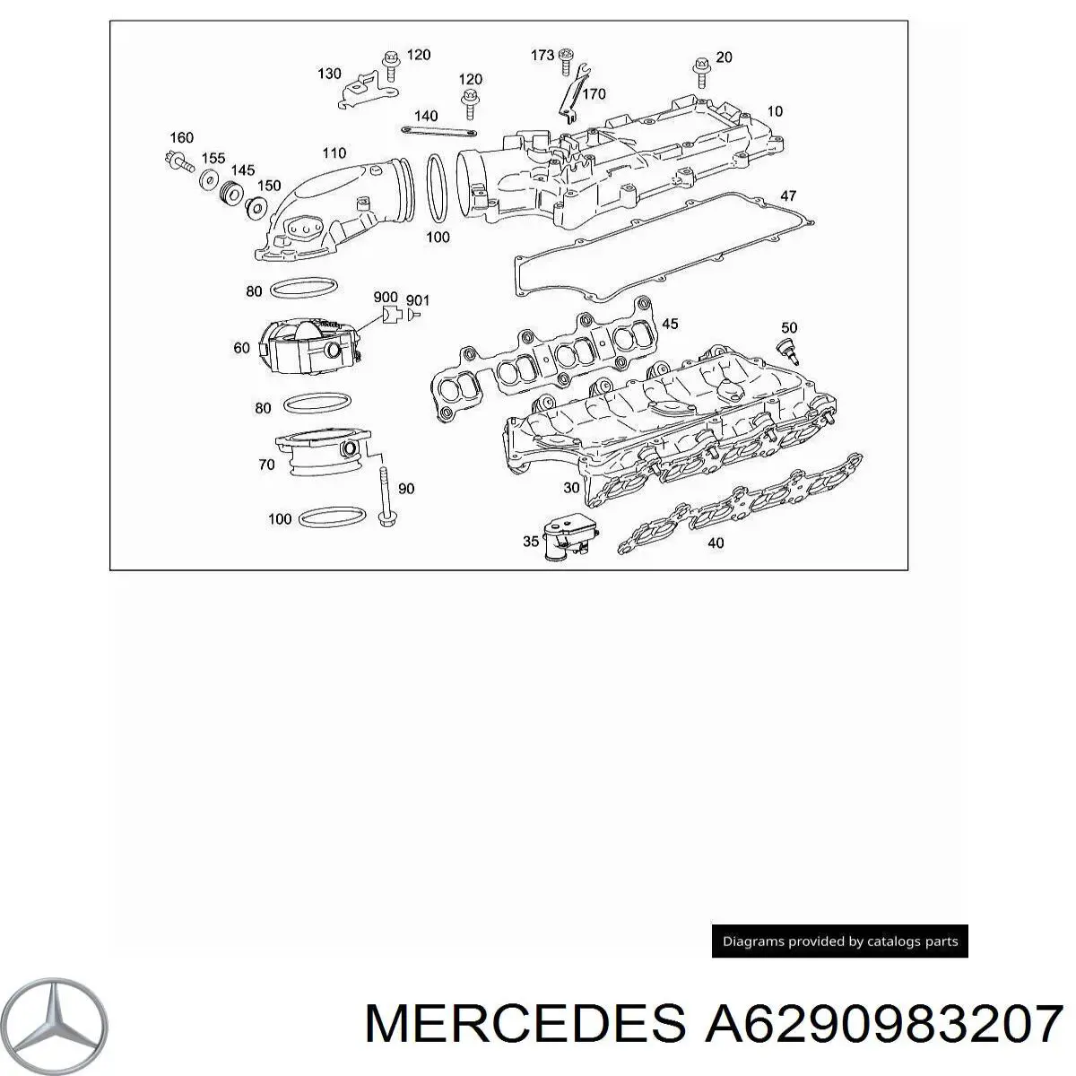 Comprar A6290983207 Mercedes Colector de admisión