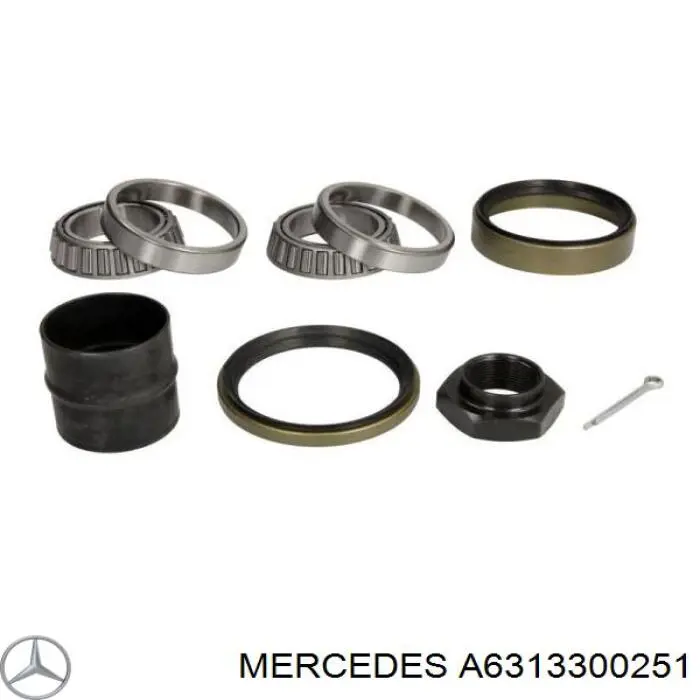 A6313300251 Mercedes cojinete de rueda delantero