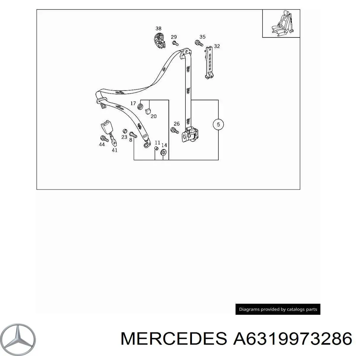 A6319973286 Mercedes 
