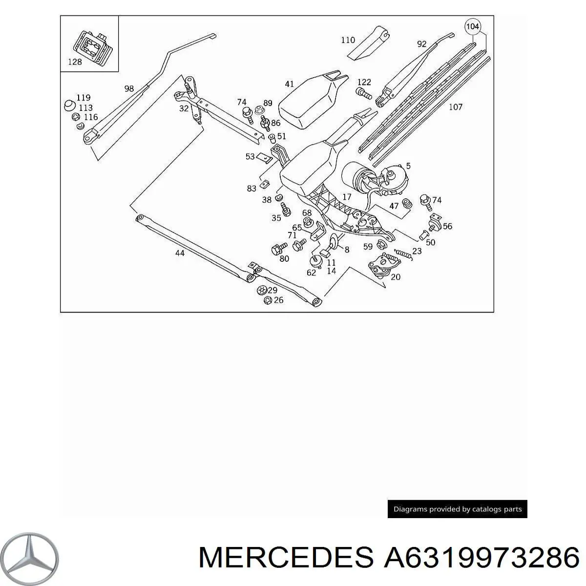  Mercedes A6319973286 precio, desde 4,63 EUR