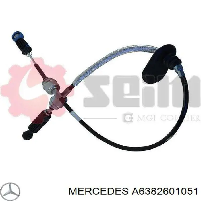A6382601051 Mercedes cable de caja de cambios