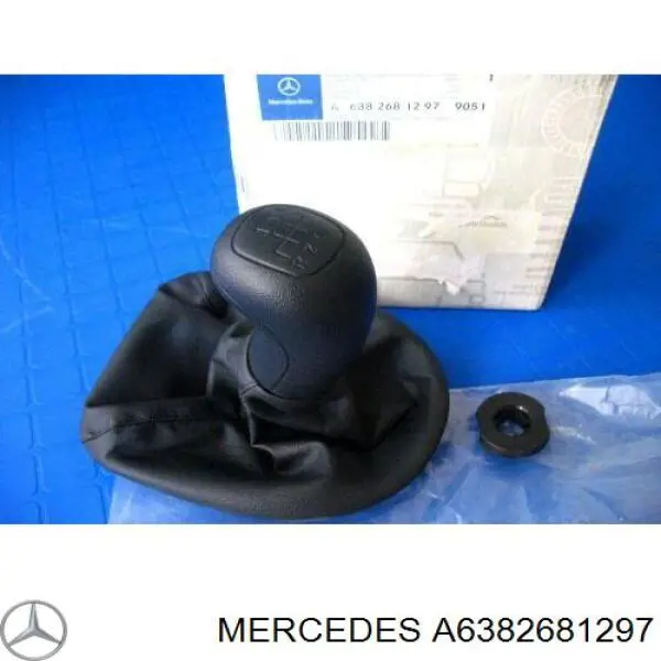 A6382681297 Mercedes revestimiento de la palanca de cambio