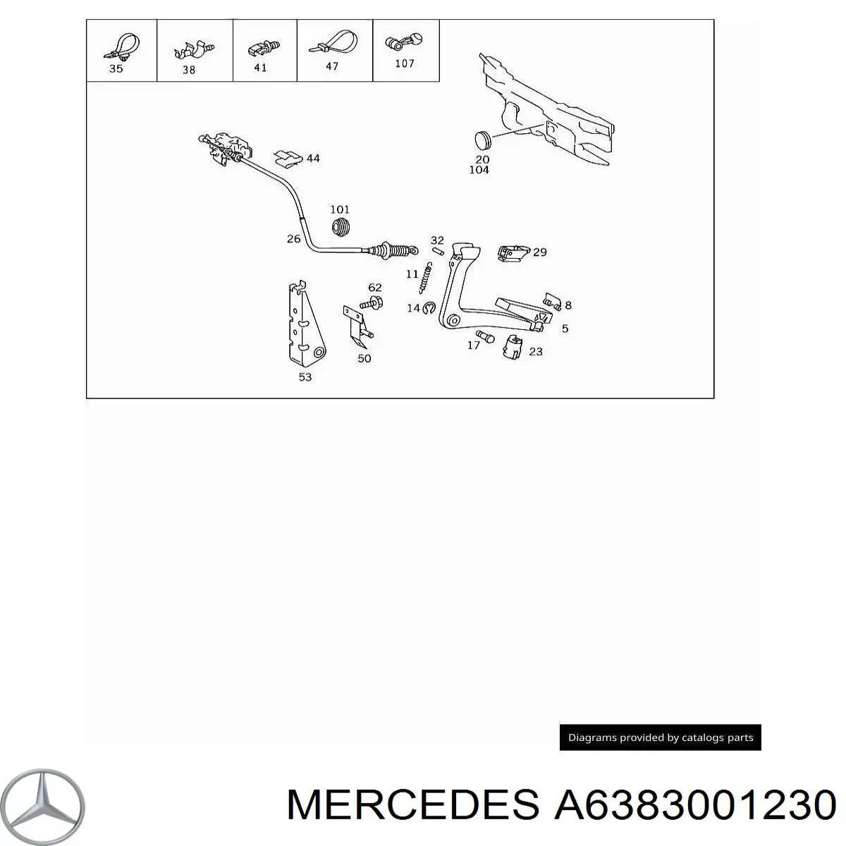 A6383001230 Mercedes