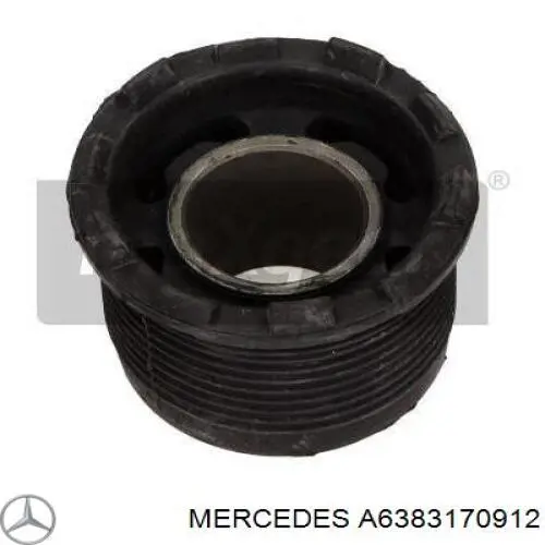 A6383170912 Mercedes bloqueo silencioso (almohada De La Viga Delantera (Bastidor Auxiliar))
