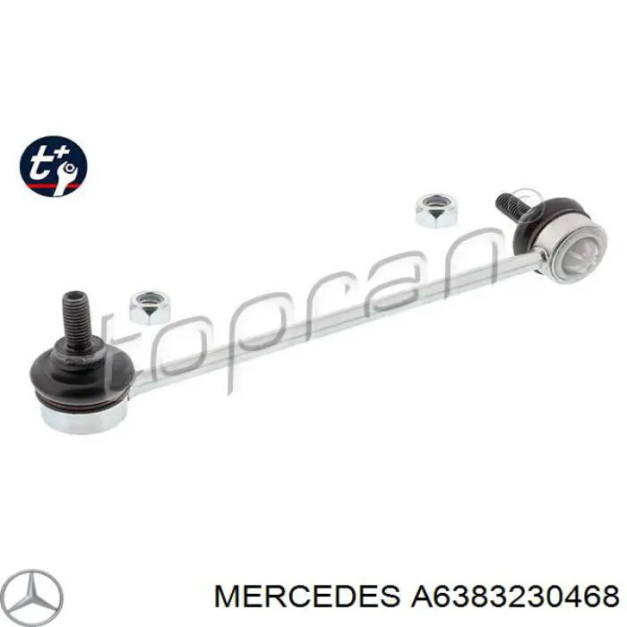 A6383230468 Mercedes barra estabilizadora delantera izquierda