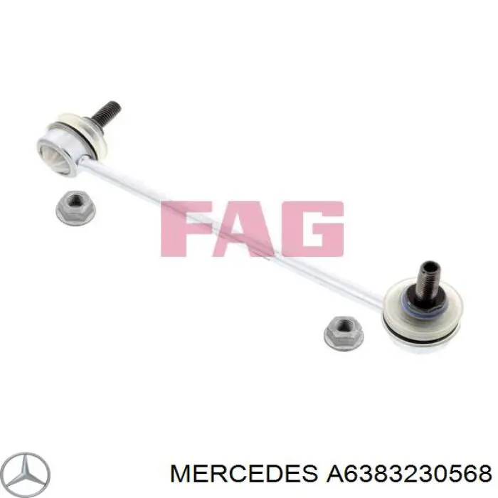 A6383230568 Mercedes barra estabilizadora delantera derecha