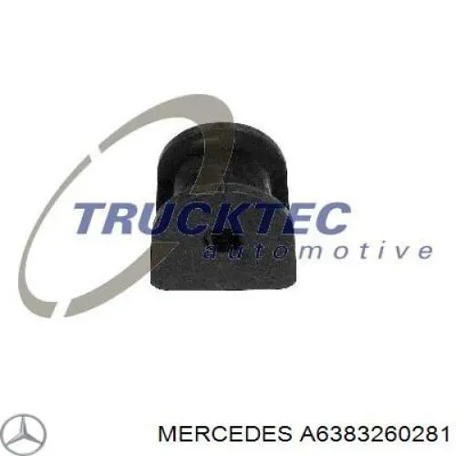 A6383260281 Mercedes casquillo de barra estabilizadora trasera