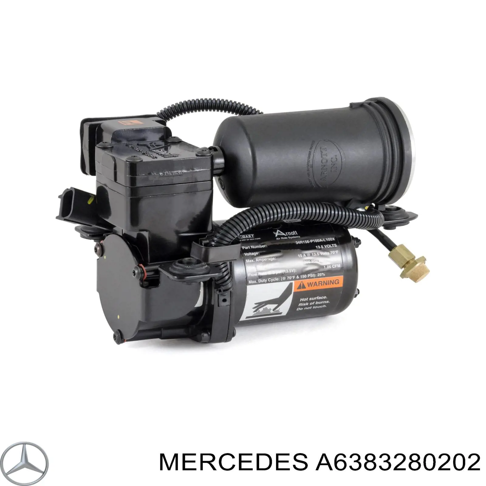 Compresor de suspensión neumática Mercedes A6383280202 precio, desde 456,42 EUR